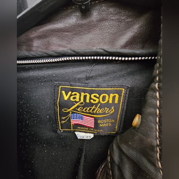 Vintage Vanson leather jacket - Picture 2 of 7